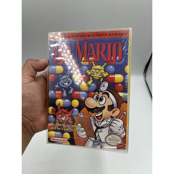 1990 Nintendo Dr. Mario Nes Oval Seal (Brand New Factory Sealed!) Wow! 🔥 - Picture 12 of 14